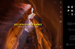 GetPhoto – Fotografie und Portfolio WordPress-Layout