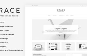 Gnade – Minimal WordPress Blog Layout