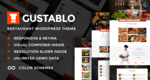 Gustablo | Responsives WordPress-Vorlage für Restaurant & Café