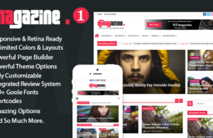 HTmagazine – Moderne Magazin, Nachrichten & Blog WordPress Template