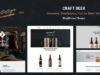 Handwerk Bier - Brauerei oder Pub WordPress Template