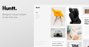 Huntt – Persönliches Blog / Portfolio WordPress Layout