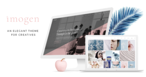 Imogen – ein elegantes Thema für Designer und Kreativunternehmen
