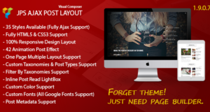 JPS Ajax Beitrag Layout – Addon für Visual Composer