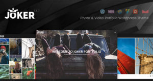 Joker – Foto- und Video-Portfolio WordPress-Vorlage