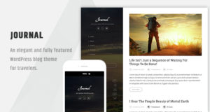 Journal - Elegantes Responsive WordPress Blog Template