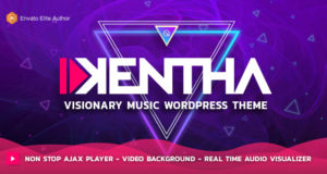 Kentha – visionäres Musik-WordPress-Layout