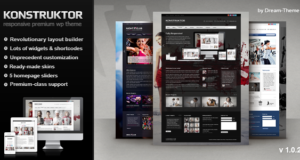 Konstruktor – Responsive Corporate WordPress Template