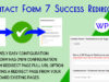 Kontakt Formular 7 Success Redirect