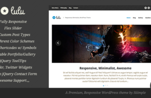 Lulu – Responsives WordPress Template