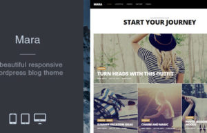 Mara – Beautiful Photo WordPress Blog Vorlage