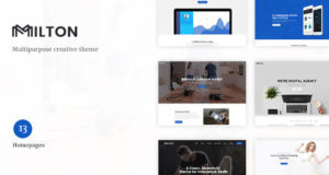 Milton | Mehrzweck-Creative-WordPress-Vorlage