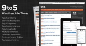 Neun bis fünf – Premium WordPress Jobs Layout