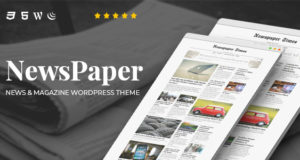 NewsPaper - Nachrichten & Magazine WordPress Vorlage