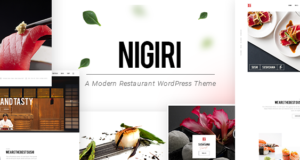 Nigiri – Ein modernes Restaurant WordPress Template
