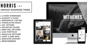 Norris – Elegantes OnePage WordPress Template