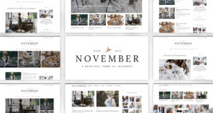 November - Ein WordPress Blog Template