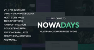 NowaDays – Mehrzweck One / Multipage WordPress Template