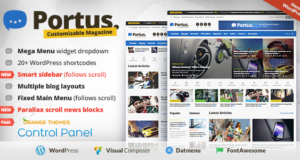 Portus - Nachrichten Portal & Magazin WordPress Vorlage