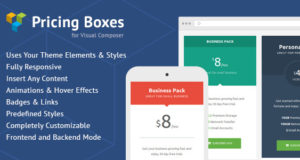 Preiskisten für Visual Composer