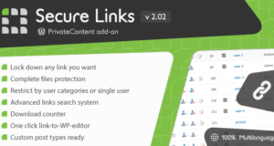 PrivateContent – Secure Links Add-on