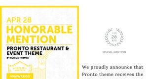 Pronto – Restaurant & Veranstaltung WordPress Layout