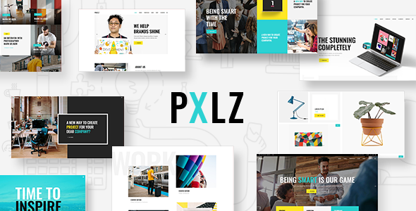 Wordpress Kreativ Template Pxlz - A Fresh Multipurpose Creative Theme