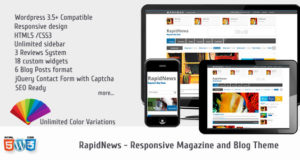 RapidNews – Responsives Magazin Thema