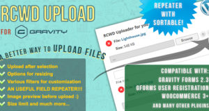 Rcwd-Upload für Gravitationsformulare