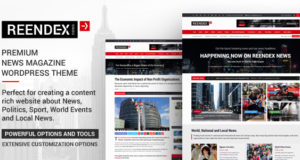 Reendex – Sendung News Magazin WordPress Layout