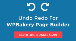 Rückgängig Wiederholen für WPBakery Page Builder