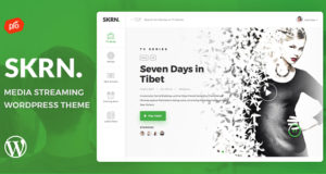 SKRN – Medien Streaming App WordPress Template