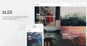 SLED – Ein stilvolles Blogging-Layout zum Teilen von Stories