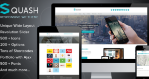 Squash – Kreatives Portfolio WordPress Vorlage