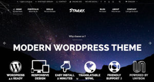 Sternenklar – Creative & Easy WordPress Vorlage