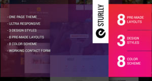 Sturlly – Responsive MultiPurpose WordPress Template