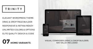 TRINITY – Responsive One Page Parallax von WordPress