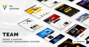 Team – Fußball, Fußball, Hockey, Basketball | eSport & Spielen | Sport Club Nachrichten WordPress Layout
