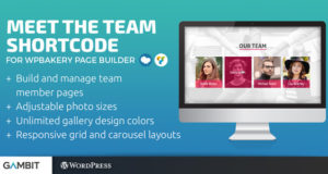 Treffen Sie den Team-Shortcode für WPBakery Page Builder (früher Visual Composer)