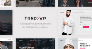 Trendy – Kreatives Mehrzweck-WordPress-Vorlage