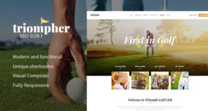 Triompher | Golf Club WordPress Layout