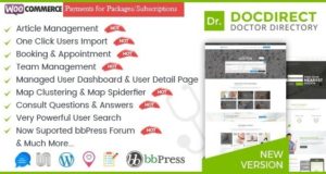 Verzeichnis DocDirect – Responsive WordPress Layout für Ärzte und Gesundheitswesen Verzeichnis