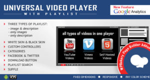 Visual Composer Addon – Universeller Video Player für WPBakery Page Builder