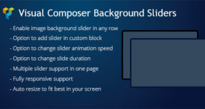 Visual Composer Hintergrundschieberegler