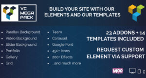 Visual Composer Mega Pack – Erweiterungen und Vorlagen