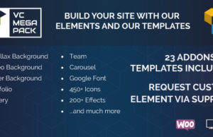 Visual Composer Mega Pack – Erweiterungen und Vorlagen