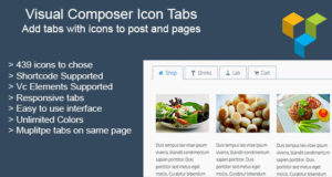 Visual Composer-Symbolregisterkarten