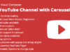 Visual Composer YouTube-Kanal mit Karussell
