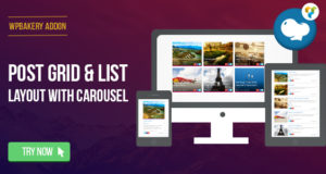 WPBakery Page Builder – Post Grid / List Layout mit Karussell (früher Visual Composer)