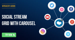 WPBakery Page Builder – Social Streams mit Karussell (ehemals Visual Composer)